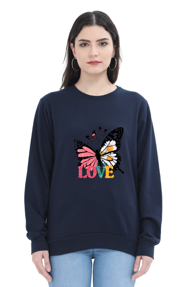 Unisex Sweatshirt - "Butterfly with Love" Design