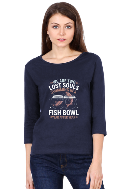 Female T - shirt - "We Are Lost Two Souls" Design