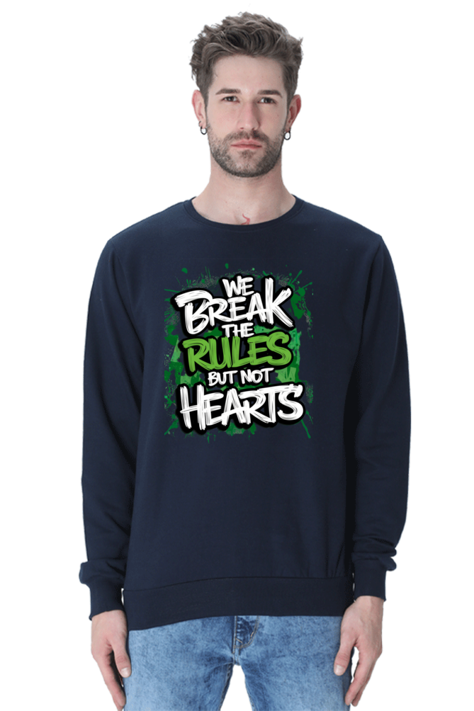 Unisex Sweatshirt - "Break the Rules" Design