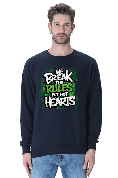 Unisex Sweatshirt - "Break the Rules" Design