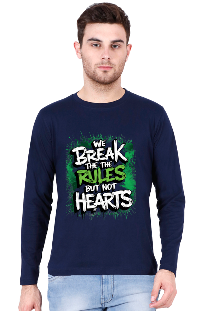 Men's T-Shirt  - "Break the Rules" Design