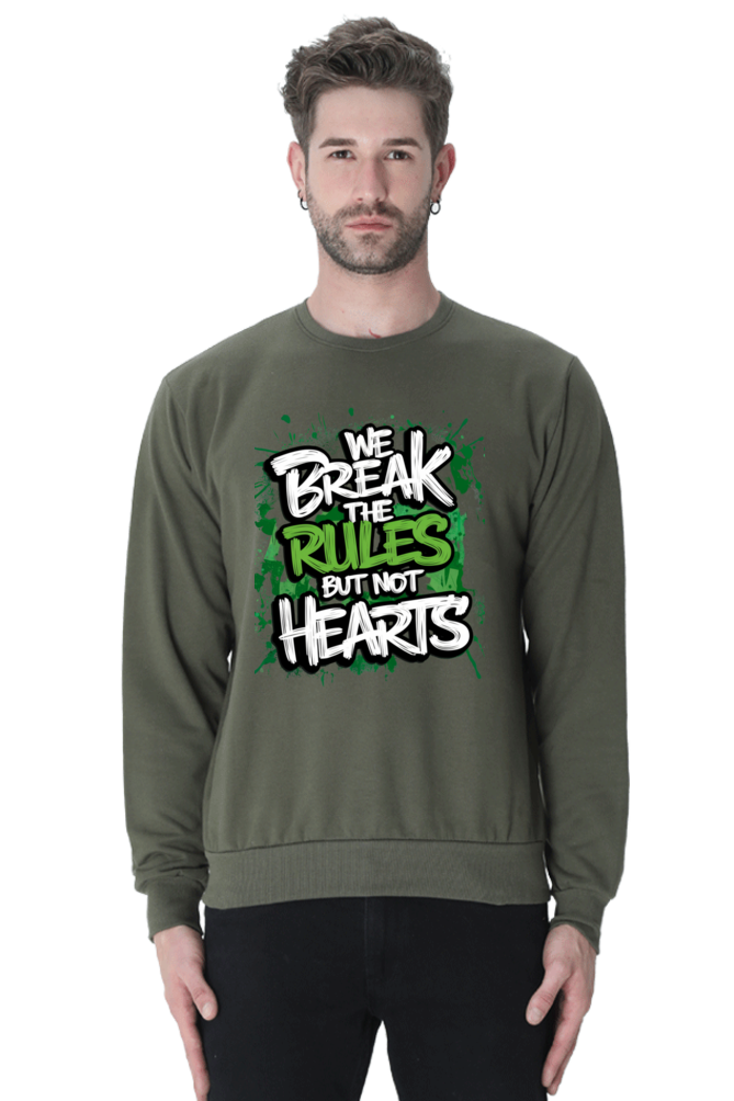 Unisex Sweatshirt - "Break the Rules" Design