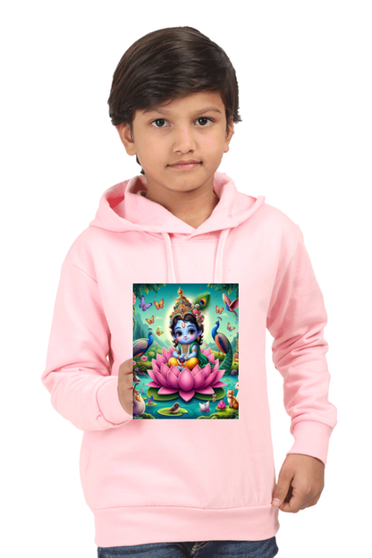 Kid's T-Shirt - Little Krishna on a Lotus