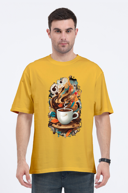 Fresh Coffee Oversized T-shirt – Brewed for Comfort and Style