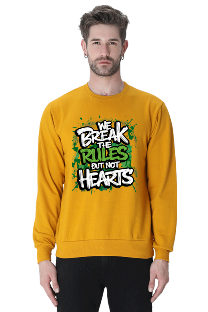 Unisex Sweatshirt - "Break the Rules" Design