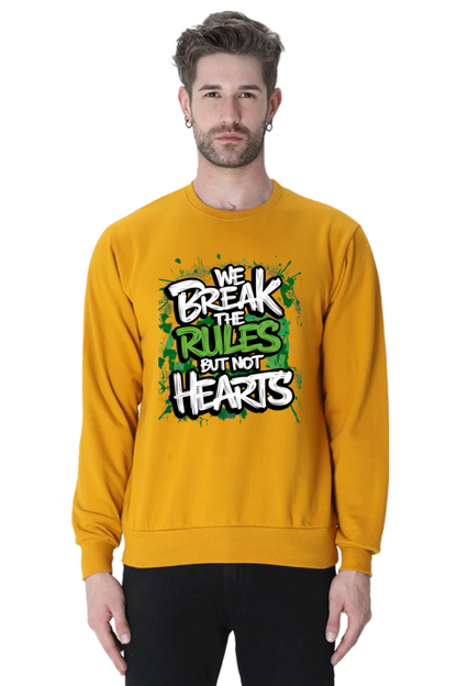 Unisex Sweatshirt - "Break the Rules" Design