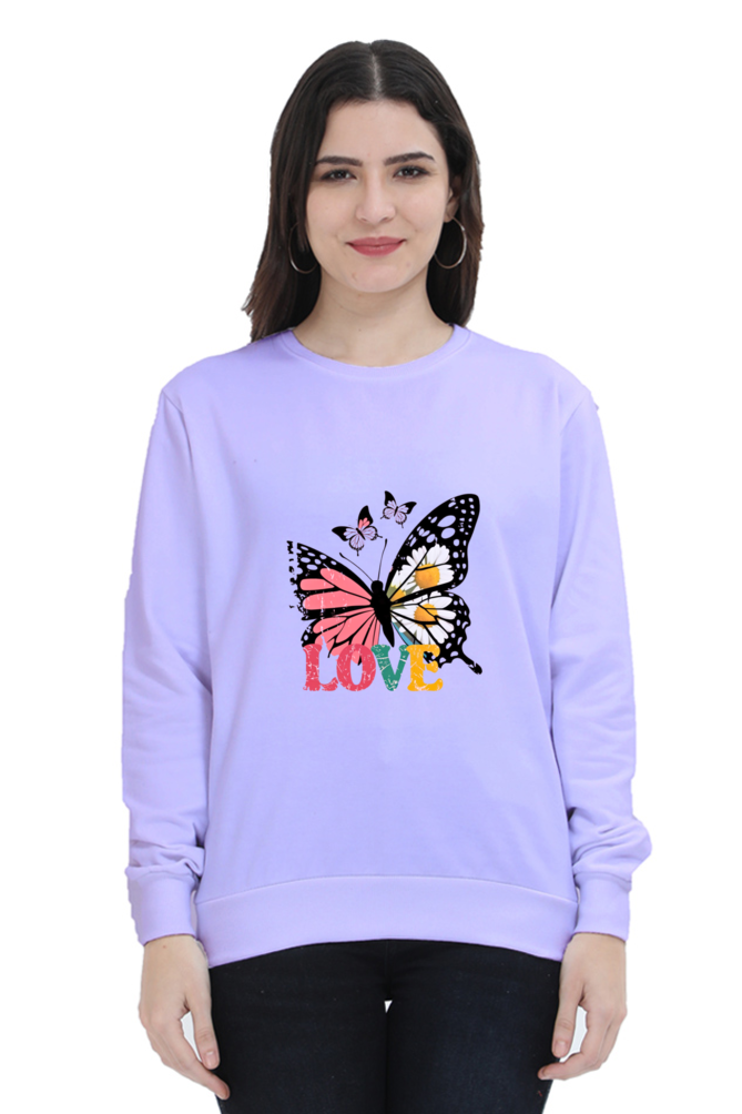 Unisex Sweatshirt - "Butterfly with Love" Design