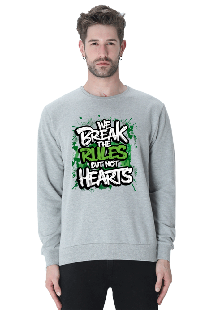 Unisex Sweatshirt - "Break the Rules" Design