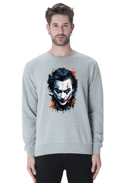 Joker Printed Unisex Sweatshirt – Embrace the Chaos in Style