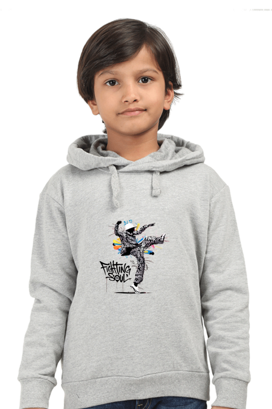 Kids' Hooded T-Shirt - "Fighting Soul" Theme