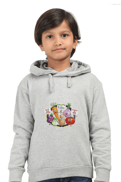 Kids' Hooded T-Shirt - "Eat Your Veggies" Theme