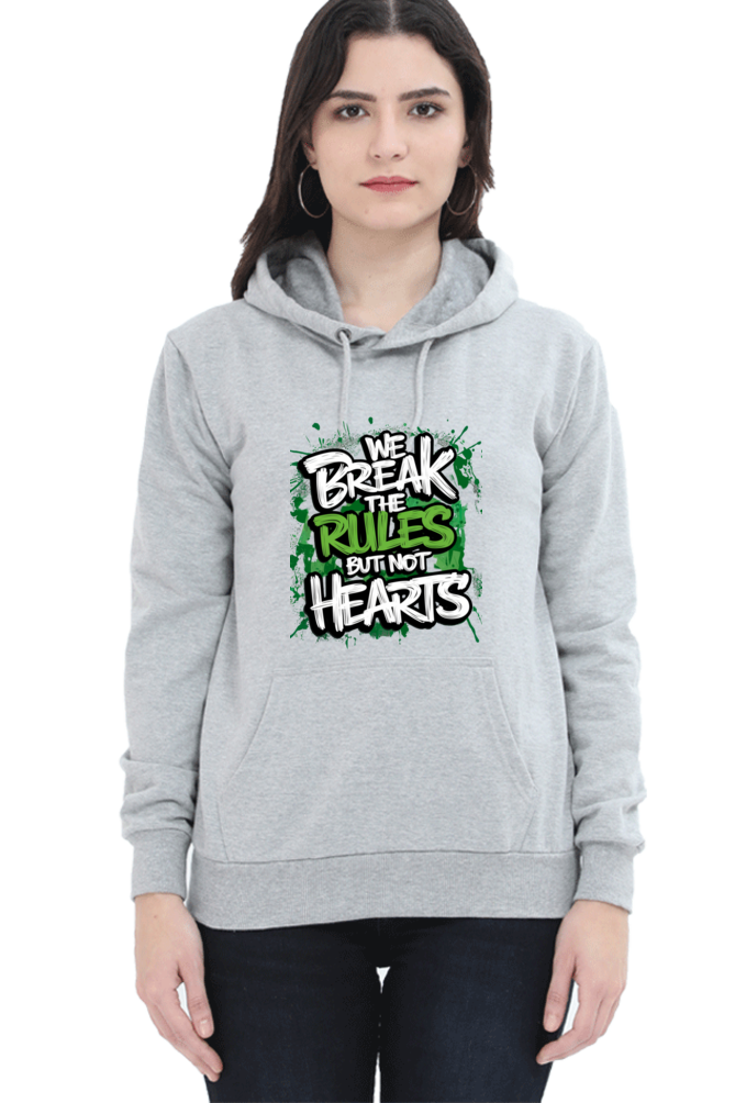 Unisex Hooded Sweatshirt - "Break the Rules" Design