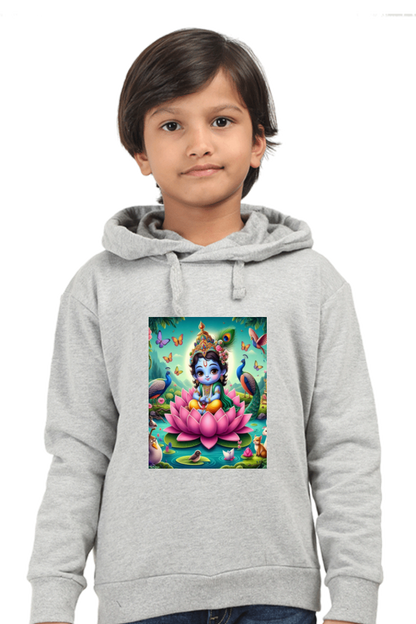 Kid's T-Shirt - Little Krishna on a Lotus
