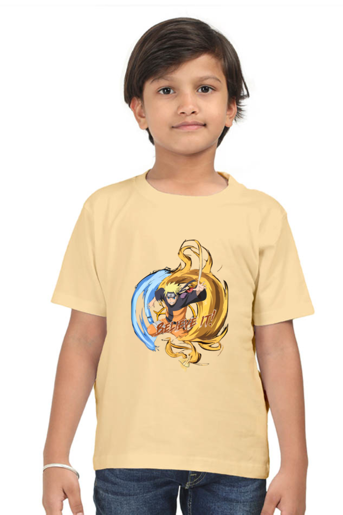 "Believe It! – Kids' Naruto-Inspired T-Shirt"