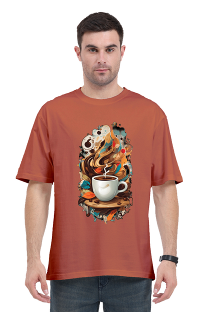 Fresh Coffee Oversized T-shirt – Brewed for Comfort and Style