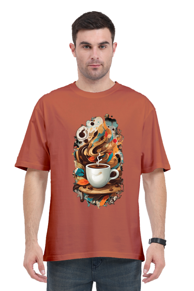 Fresh Coffee Oversized T-shirt – Brewed for Comfort and Style