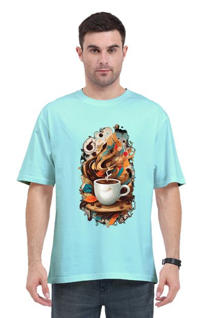 Fresh Coffee Oversized T-shirt – Brewed for Comfort and Style