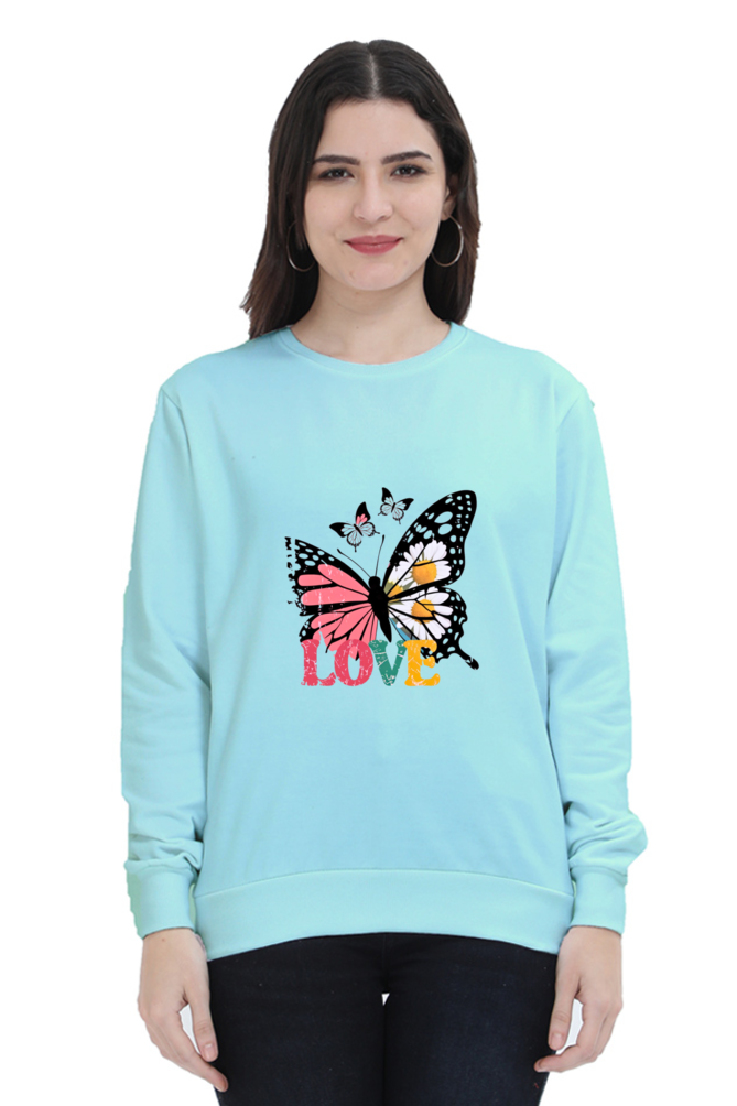 Unisex Sweatshirt - "Butterfly with Love" Design