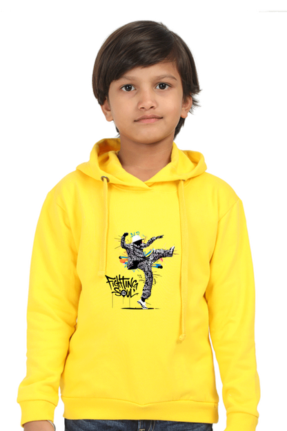 Kids' Hooded T-Shirt - "Fighting Soul" Theme