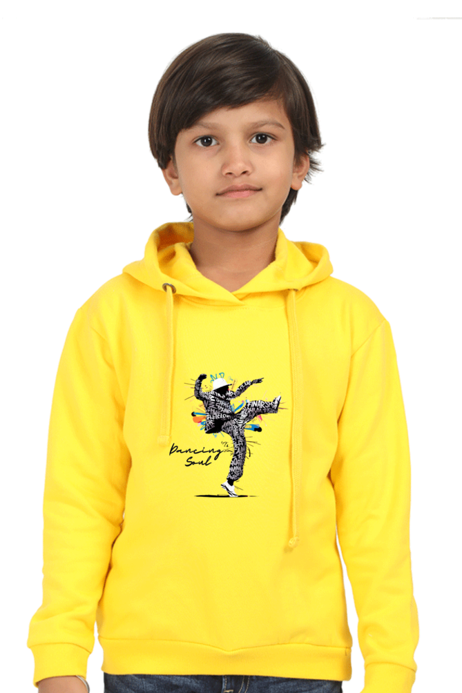 Kids Hooded Sweatshirt - "Dancing Soul" Design