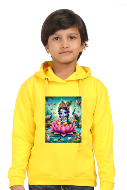 Kid's T-Shirt - Little Krishna on a Lotus