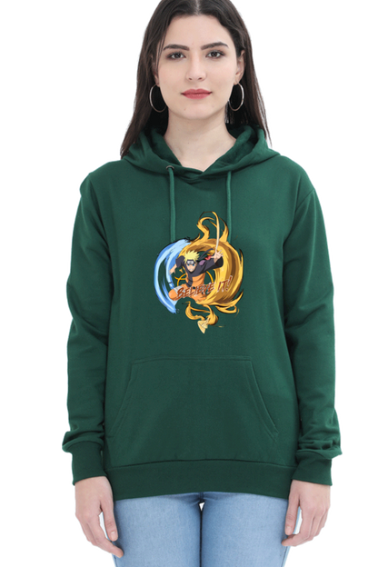 "Naruto 'Believe It!' Unisex Hooded Sweatshirt – For True Shinobi Fans"