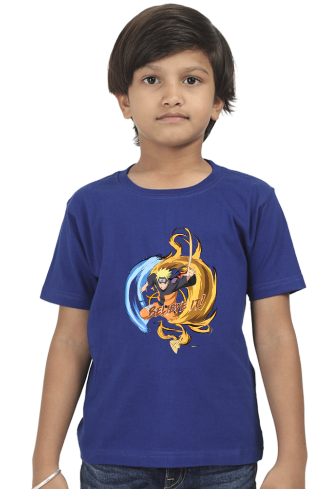 "Believe It! – Kids' Naruto-Inspired T-Shirt"