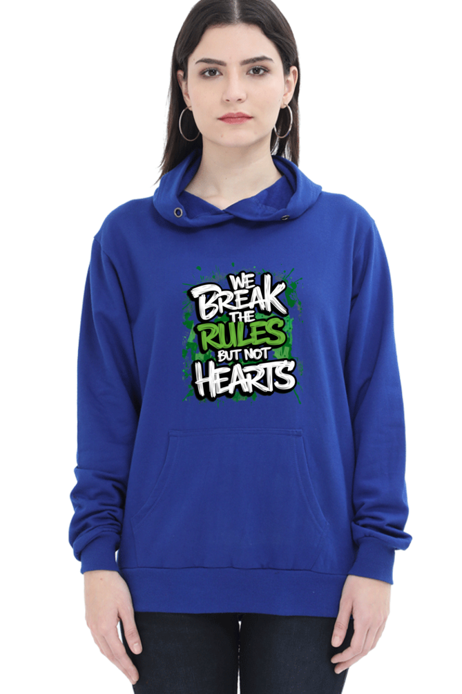 Unisex Hooded Sweatshirt - "Break the Rules" Design