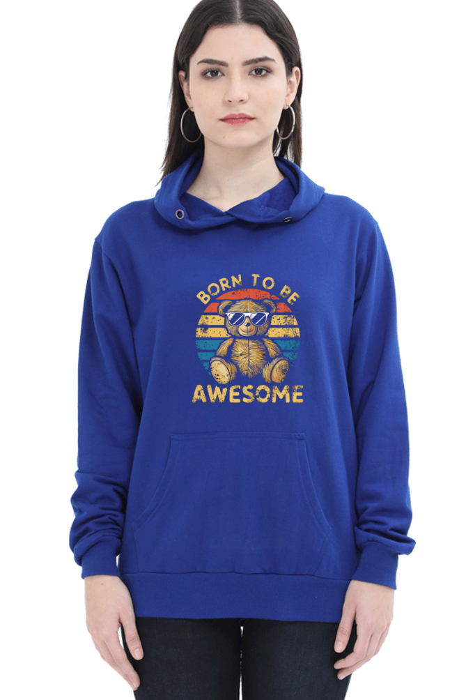 Unisex Hooded Sweatshirt - "Born To Be Awesome" Design