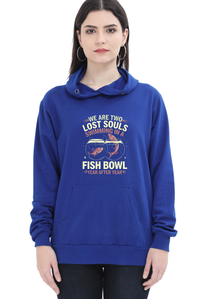 Unisex Hooded Sweatshirt - "We Are Lost Two Souls" Design