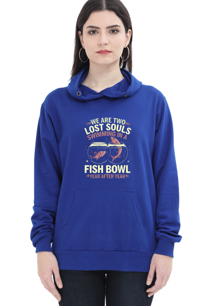 Unisex Hooded Sweatshirt - "We Are Lost Two Souls" Design